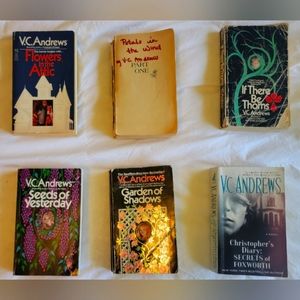 6 Vintage VC Andrews Dollanganger/Flowers in the Attic Series Paperbacks